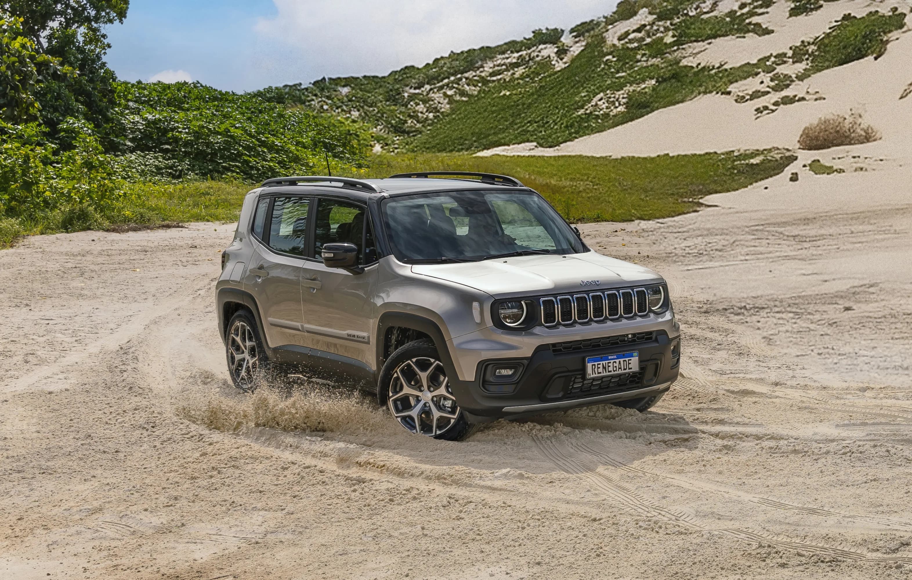 Foto de um Jeep Renegade Off Road