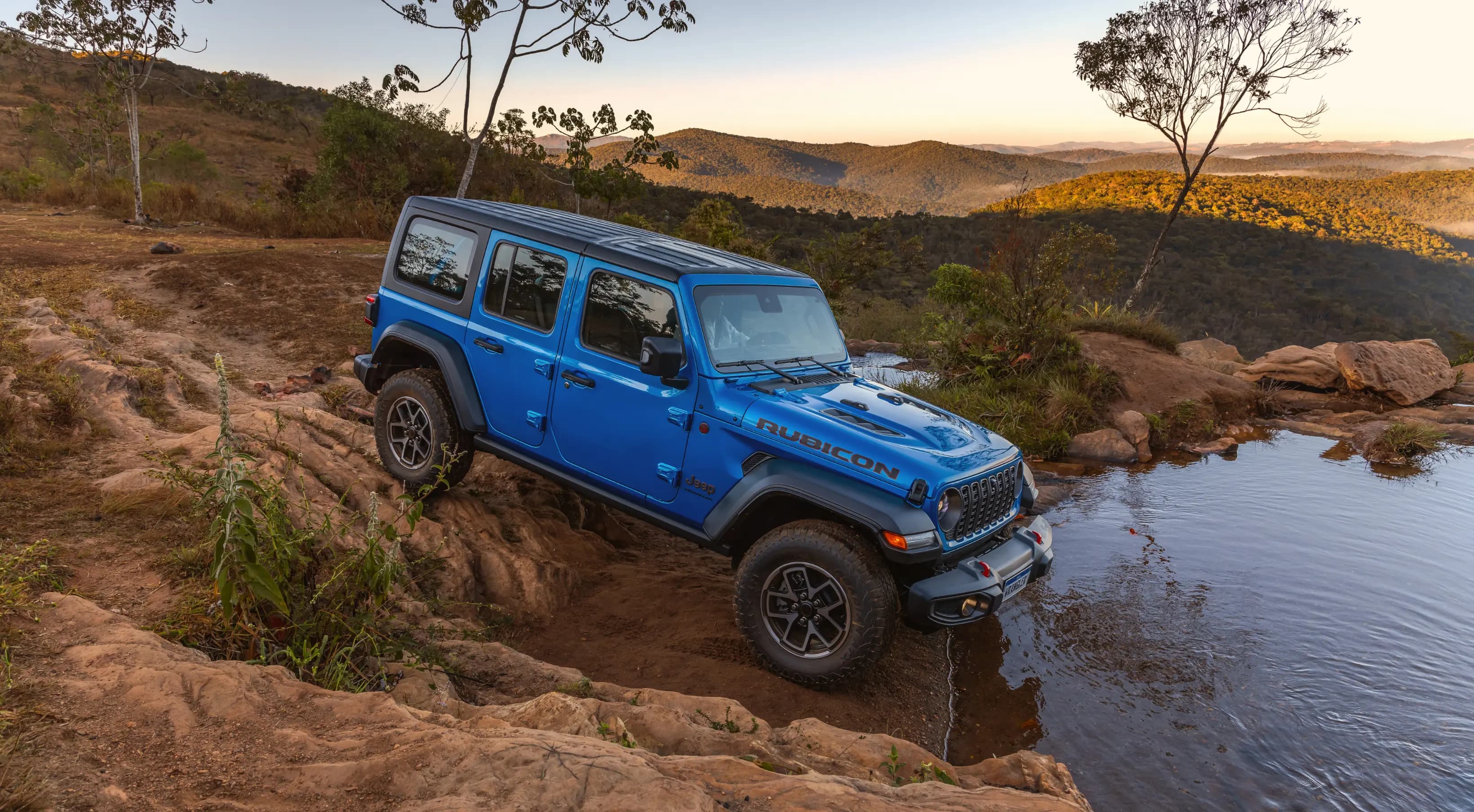 Foto de uma Jeep Wrangler mostrando seu design único