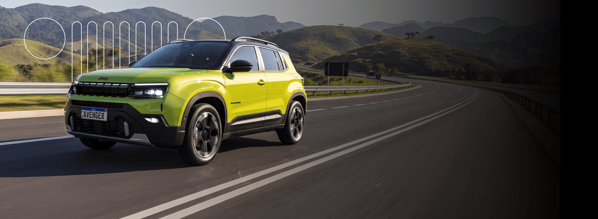 Jeep Avenger em destaque